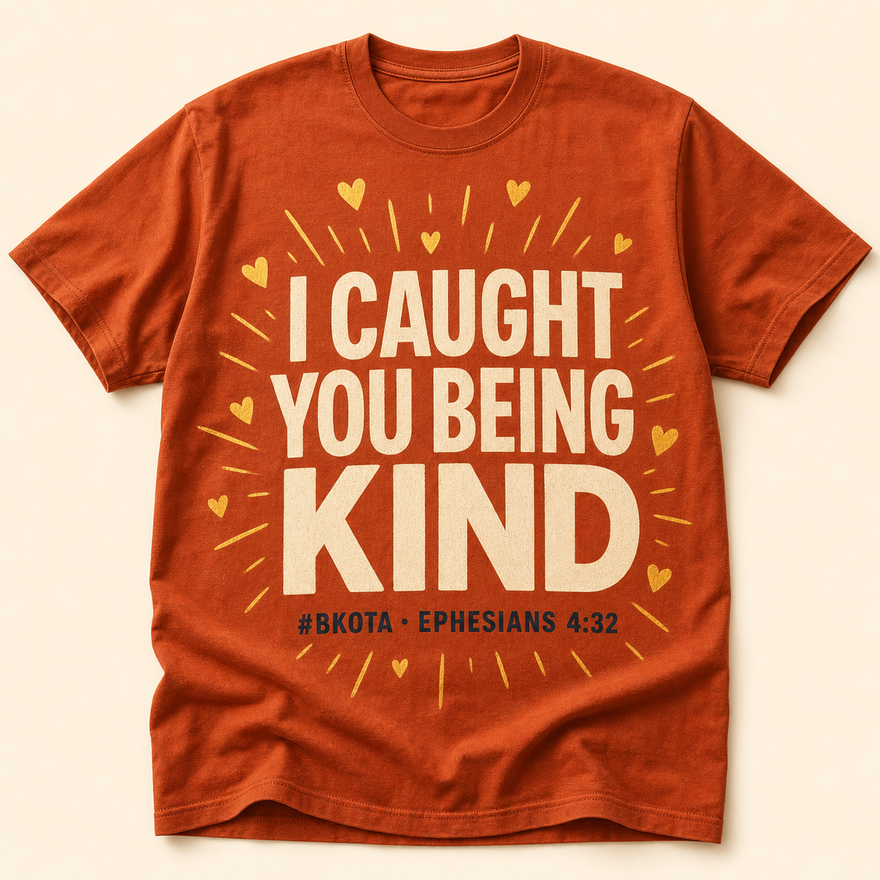 Orange I Caught You Being Kind social movement shirt
